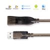 Cáp nối dài USB 2.0 AM-AF 1 đầu đực 1 đầu cái 5 mét 10 mét 15 mét có IC khếch đại DTECH
