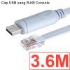 Cáp lập trình Console USB to RJ45 1.8M 3M 3.6M 4M 4.5M 5M