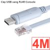 Cáp lập trình Console USB to RJ45 1.8M 3M 3.6M 4M 4.5M 5M