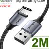 Cáp USB-C 2.0 sạc nhanh 3A QC3.0 chạy dữ liệu Smartphone Máy tính bảng USB AM sang USB CM Ugreen 0.25M-0.5M-1M-1.5M-2M