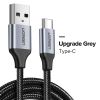 Cáp USB-C 2.0 sạc nhanh 3A QC3.0 chạy dữ liệu Smartphone Máy tính bảng USB AM sang USB CM Ugreen 0.25M-0.5M-1M-1.5M-2M