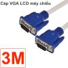 Cáp VGA 1.5 mét đến 30m màu trắng, loại thường, cáp VGA phụ kiện điện tử