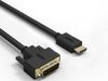 Cáp HDMI to DVI 24+1 UNITEK 1M-15M hỗ trợ full HD 1920*1080P, Cáp HDMI phụ kiện điện tử