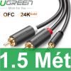 Cáp Audio 3.5mm to 2 RCA - Dây âm thanh 1 đầu 3,5mm ra 2 đầu AV hoa sen 0.5 Mét | 1 Mét | 1,5 Mét | 2 Mét ... 8 Mét | 10 Mét