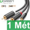 Cáp Audio 3.5mm to 2 RCA - Dây âm thanh 1 đầu 3,5mm ra 2 đầu AV hoa sen 0.5 Mét | 1 Mét | 1,5 Mét | 2 Mét ... 8 Mét | 10 Mét