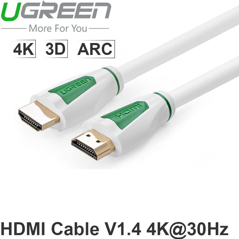  Dây Cáp HDMI V1.4 4K 30Hz lõi đồng tinh khiết Ugreen 1.5 Mét 2 Mét 3 mét 