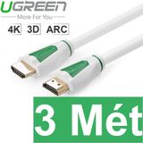  Dây Cáp HDMI V1.4 4K 30Hz lõi đồng tinh khiết Ugreen 1.5 Mét 2 Mét 3 mét 