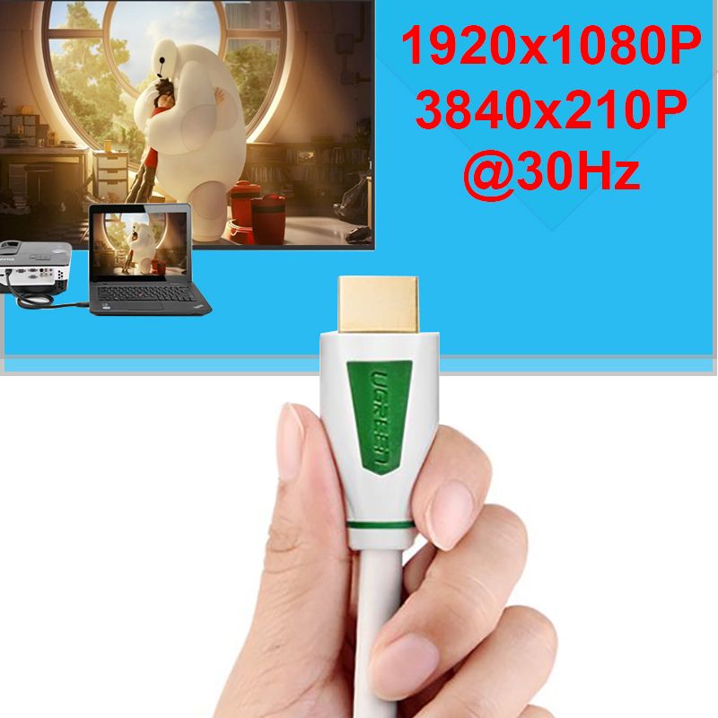  Dây Cáp HDMI V1.4 4K 30Hz lõi đồng tinh khiết Ugreen 1.5 Mét 2 Mét 3 mét 