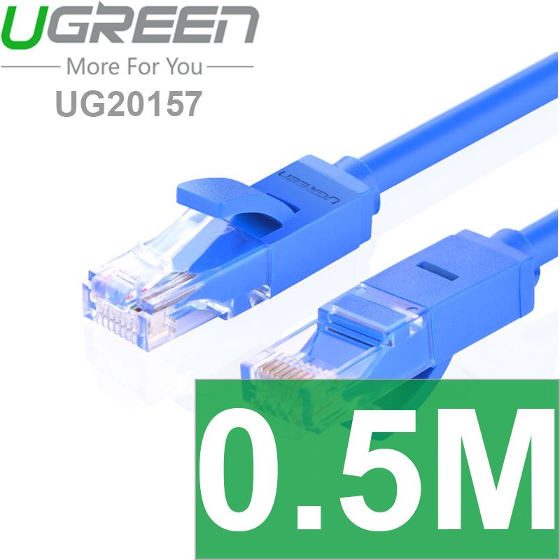  Cáp mạng LAN Cat6 UTP Ugreen từ 0.5M I 1M | 2M | 3M | 5M | 10M | 15M | 20M | 25M | 30M | 40M | 50M | 80M | 100M 