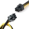 Cáp nguồn molex 2 đầu 6 pin đực | Dây nguồn 6pin đực ra 6 pin đực 30Cm