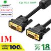 Cáp VGA UGREEN chuẩn 3C+6 3C+9 đầu cáp mạ vàng, cáp tròn 1.5M 3M 5M 8M 10M 12M 15M 20M 30M