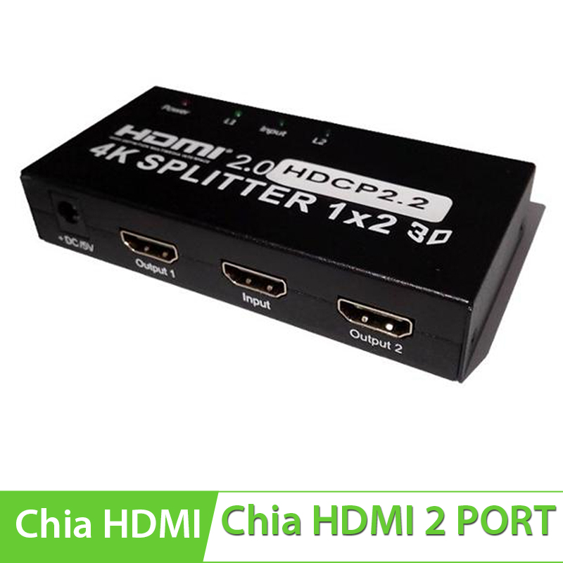 Bộ chia HDMI 2.0 1x2 | 4 | 8 Port, 4Kx2K@60Mhz, 3D