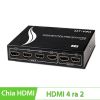 Bộ chia HDMI 4 vào 2 ra  full HD 1080P có điều khiển MT-VIKI MT-HD4-2