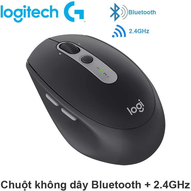 Chuột bluetooth không dây 2.4GHz Logitech M590 êm ái