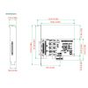 PCI-Express 1X to 8 Port RS232 Moxa CP-168EL-A