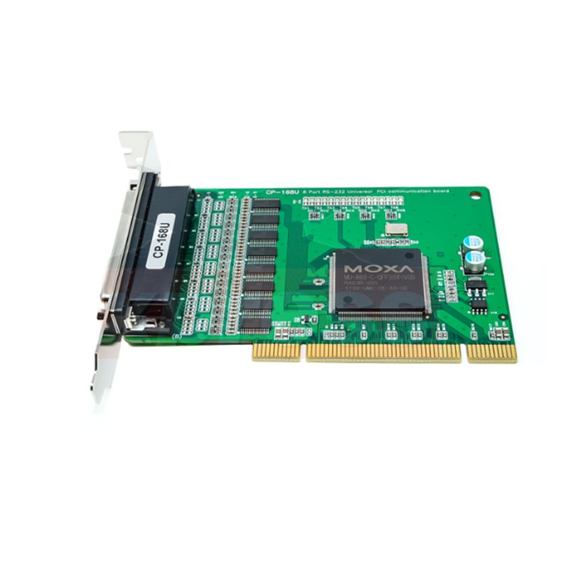  Moxa CP-168U 8 Port RS232 Universal PCI serial onboard 