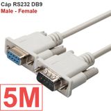  Cáp COM 9 RS232 nối thẳng đực - cái 1.5M 2M 3M 5M ... 30M 