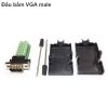 Đầu bấm cáp VGA 3+9 Female - Male, Đầu bấm cáp phụ kiện điện tử Hà Nội