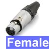 Đầu hàn cổng XLR Cannon 4PIN Coraon CL-4MX đực - CL-4FX cái (1 chiếc)