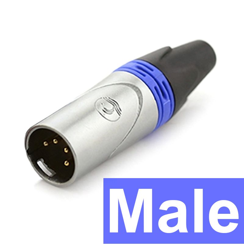  Đầu hàn cổng XLR Cannon 4PIN Coraon CL-4MX đực - CL-4FX cái (1 chiếc) 