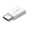 Đầu chuyển USB-C dương ra Micro USB âm UGREEN 30864 | 30865 (màu trắng/đen)