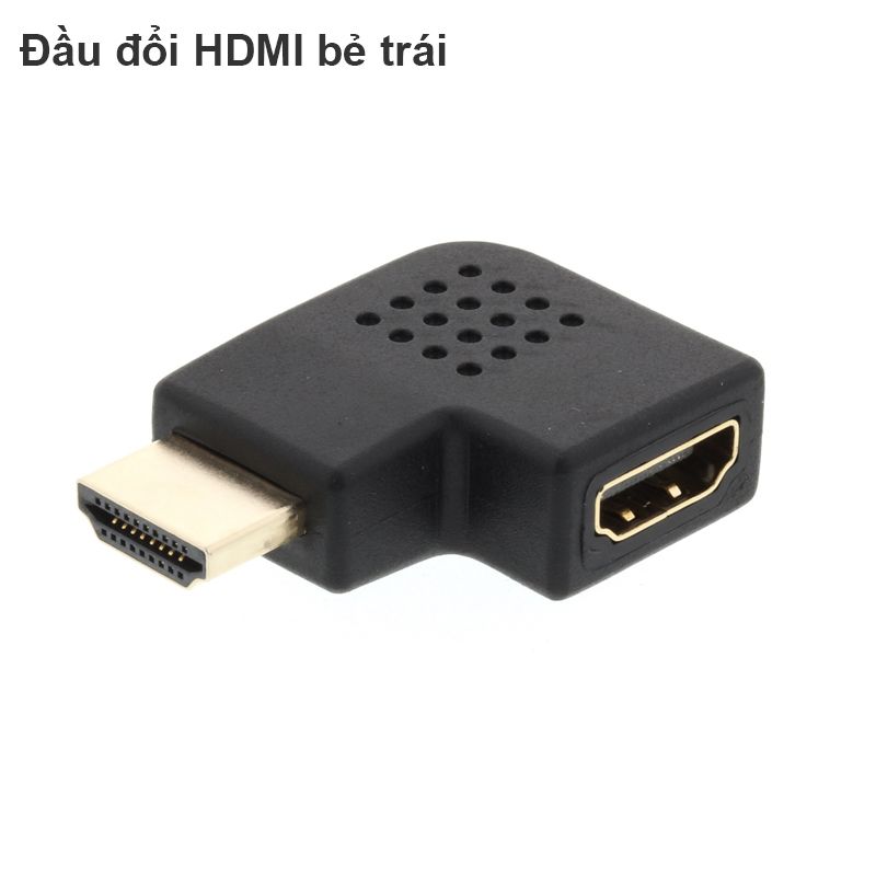 Đầu đổi góc HDMI 90 độ cong khuỷu tay chuẩn M/F