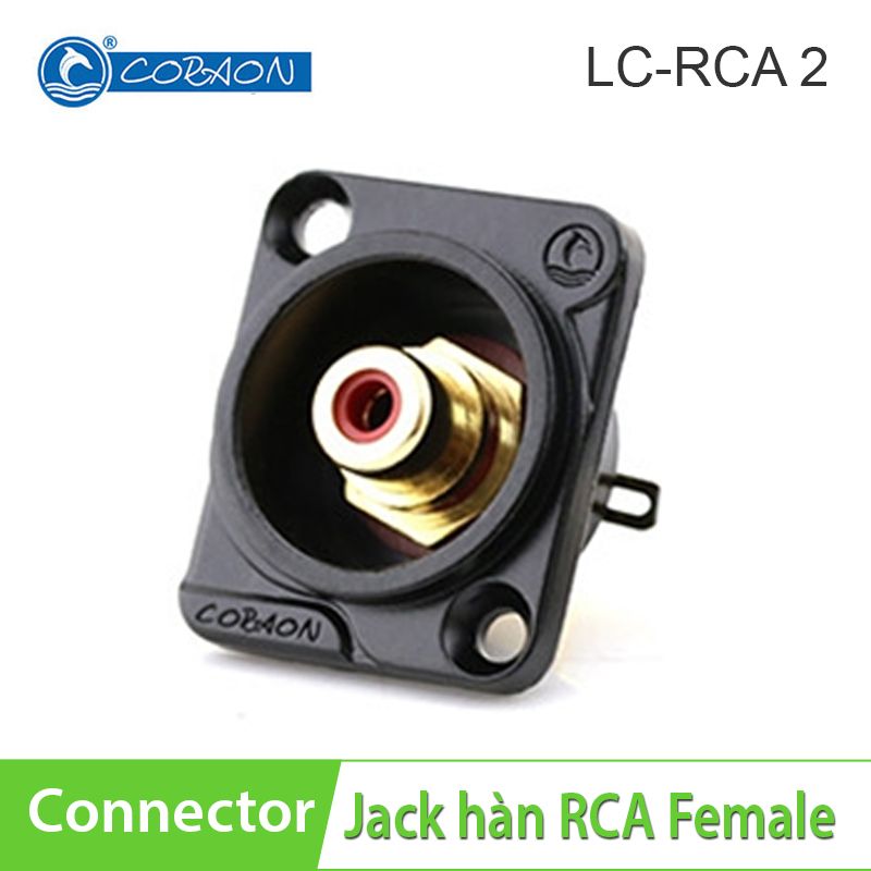  Đầu hàn jack cắm AV RCA Video Female có mặt bắt vít Coraon LC-RCA - 2 4 9 