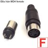 Đầu hàn Mini Din 4pin female, male