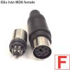 Đầu hàn Mini Din 6pin female, male (MD6)