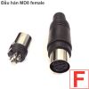 Đầu hàn Mini Din 8pin female, male (MD8)