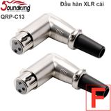  Đầu hàn giắc Cannon XLR bẻ góc Soundking Female QRP-C13 & Male QRP-C14 