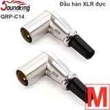  Đầu hàn giắc Cannon XLR bẻ góc Soundking Female QRP-C13 & Male QRP-C14 