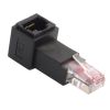 Đầu đổi RJ45 đực ra RJ45 cái bẻ góc - Đầu nối mạng bẻ góc 1 đầu đực 1 đầu cái