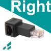 Đầu đổi RJ45 đực ra RJ45 cái bẻ góc - Đầu nối mạng bẻ góc 1 đầu đực 1 đầu cái