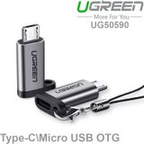  Đầu đổi Micro USB đực sang USB type C cái Ugreen 50590 