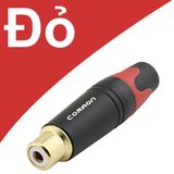  Đầu hàn jack cắm AV/RCA cái female cho thiết bị âm thanh mạ vàng 24K Coraon Z-373-FBG 