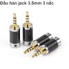 Đầu hàn giắc cắm 3.5mm 3 nấc - Đầu hàn jack cắm 3.5mm 4 nấc đường kính 6mm vỏ hợp kim carbon