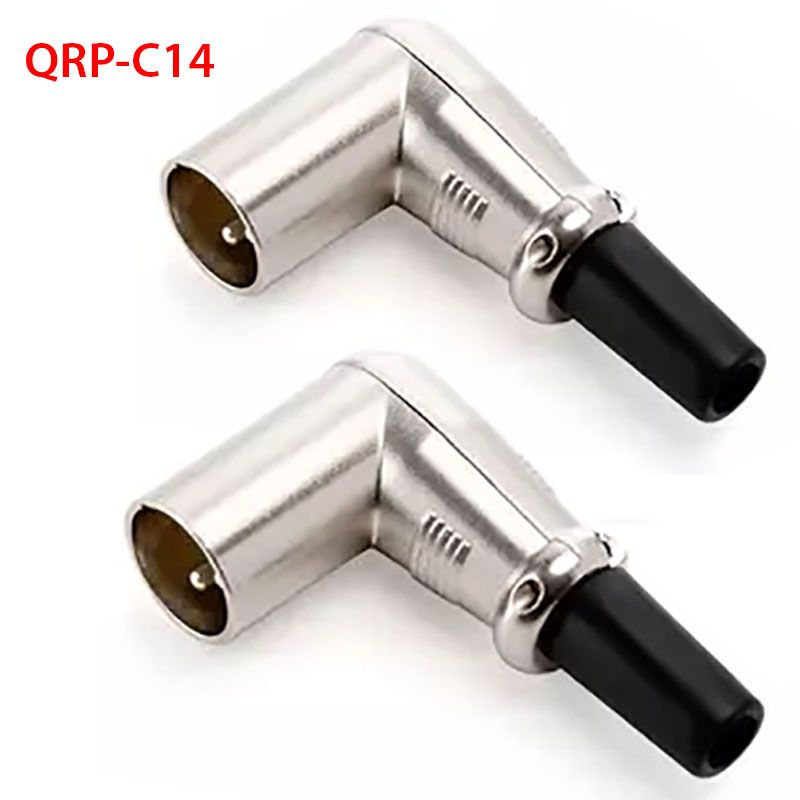  Đầu hàn giắc Cannon XLR bẻ góc Soundking Female QRP-C13 & Male QRP-C14 