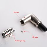  Đầu hàn giắc Cannon XLR bẻ góc Soundking Female QRP-C13 & Male QRP-C14 