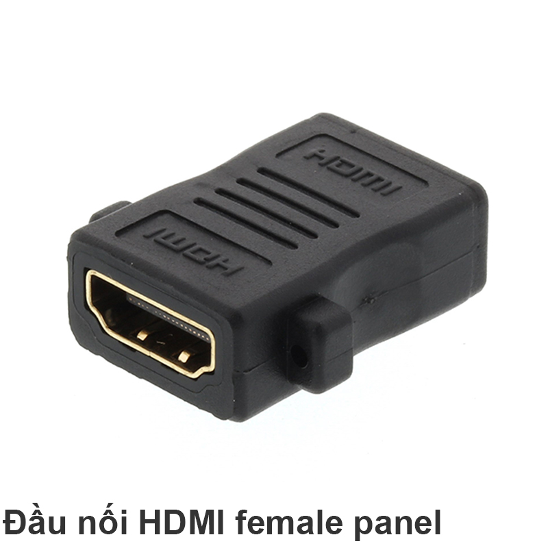 Đầu nối HDMI 2 đầu âm gắn vào mặt tạo ổ cắm HDMI âm tường - HDMI connector female panel