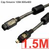 Cáp 1394 FireWire 800/400 1.5m 3m - Dây camera 1394 800x400