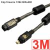 Cáp 1394 FireWire 800/400 1.5m 3m - Dây camera 1394 800x400