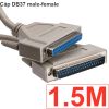 Cáp COM DB37 Cáp RS232 37 chân 1 đầu âm 1 đầu dương Male-Female 1.5M 3M 5M