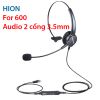 Tai nghe + mic Hion For600 đàm thoại chăm sóc khách hàng chân cắm 3.5mm