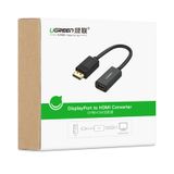  Display port to HDMI adapter UGREEN 40362 - Hỗ trợ full HD 1920*1080P 