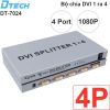 Bộ chia màn hình DVI splitter 1 ra 8 1080P DTECH DT-7025