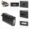 DVI Audio ra HDMI-DVI-VGA converter audio 3.5mm 25Cm CableDeconn 1080P