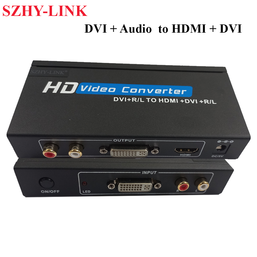 Bộ thiết bị chuyển đổi DVI Audio sang HDMI converter