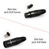 Đầu hàn jack XLR cannon Soundking Female QRP-C11 & Male QRP-C12