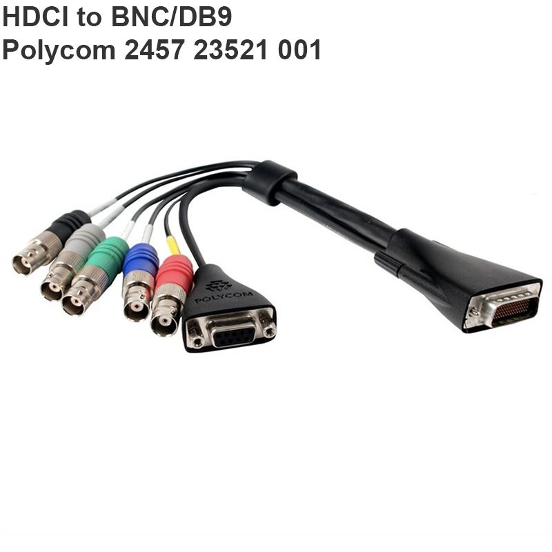 HDCI to 5 BNC + DB9  Polycom 2457 23521 001 Polycom HDX 7000, HDX 8000